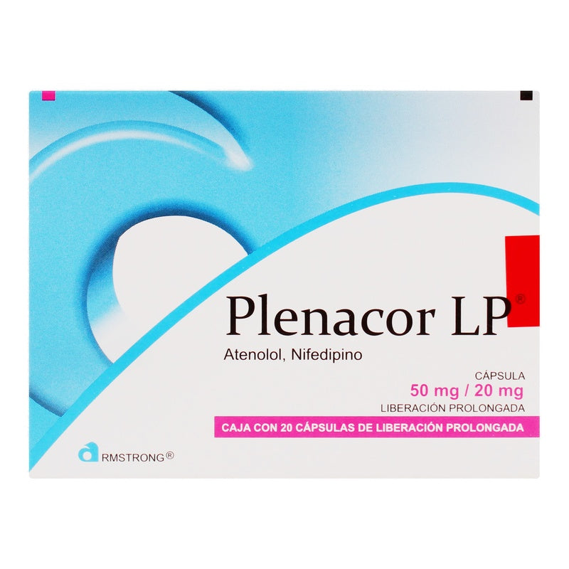 Plenacor Lp 50 / 20 Mg Con 20 Capsulas 7501089802453