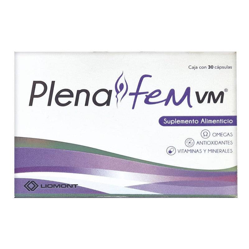 Plenafem Vm 30 Capsulas Suplemento Alimenticio 7501299310977 2