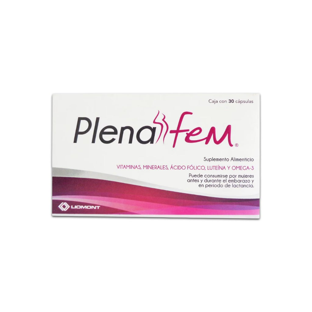 Plenafem Vm 30 Capsulas Suplemento Alimenticio 7501299310977