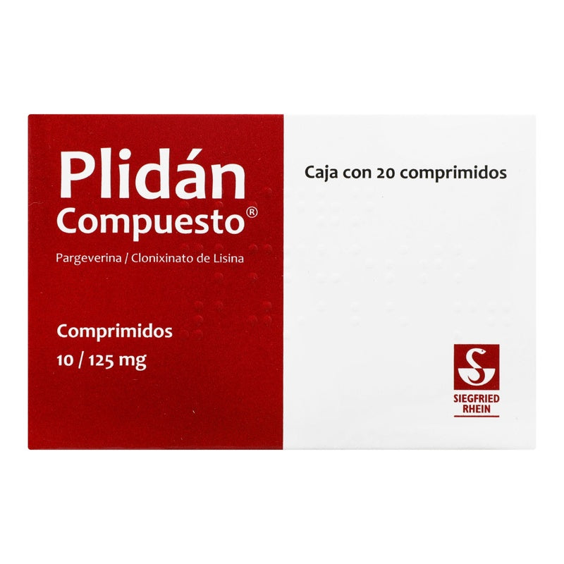 Plidan Compuesto 10 / 125 Mg Con 20 Comprimidos