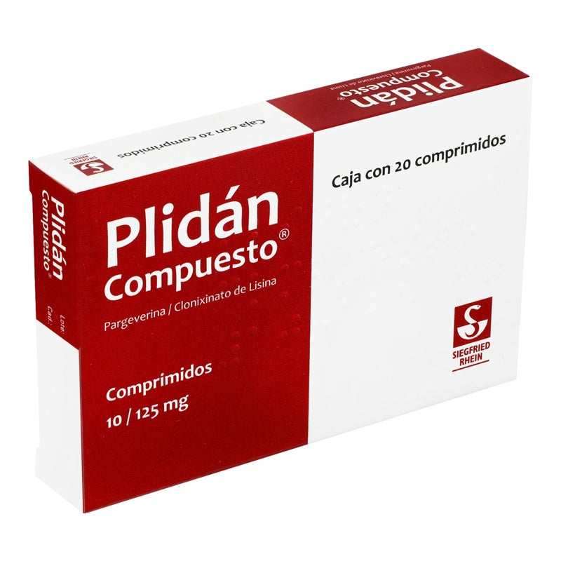 Plidan Compuesto 10 / 125 Mg Con 20 Comprimidos