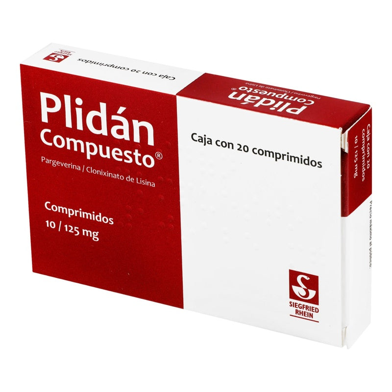 Plidan Compuesto 10 / 125 Mg Con 20 Comprimidos