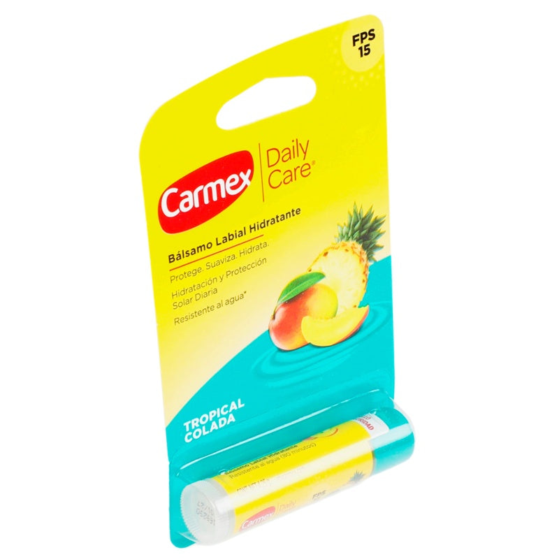 Pomada Labial Carmex Tropical Colada Fps 15
