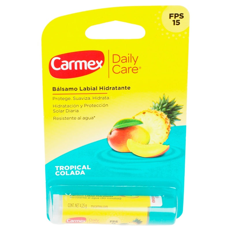 Pomada Labial Carmex Tropical Colada Fps 15