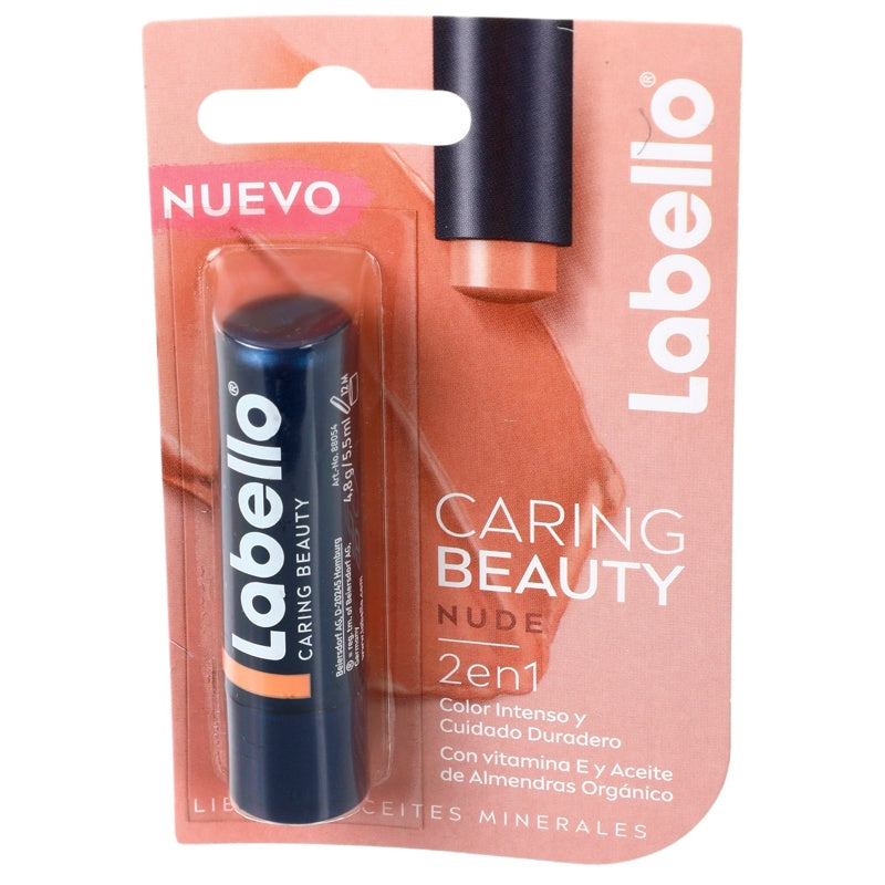 Pomada Labial Labello Caring-B Nude 4.8 G 4005900948656 perfil 3