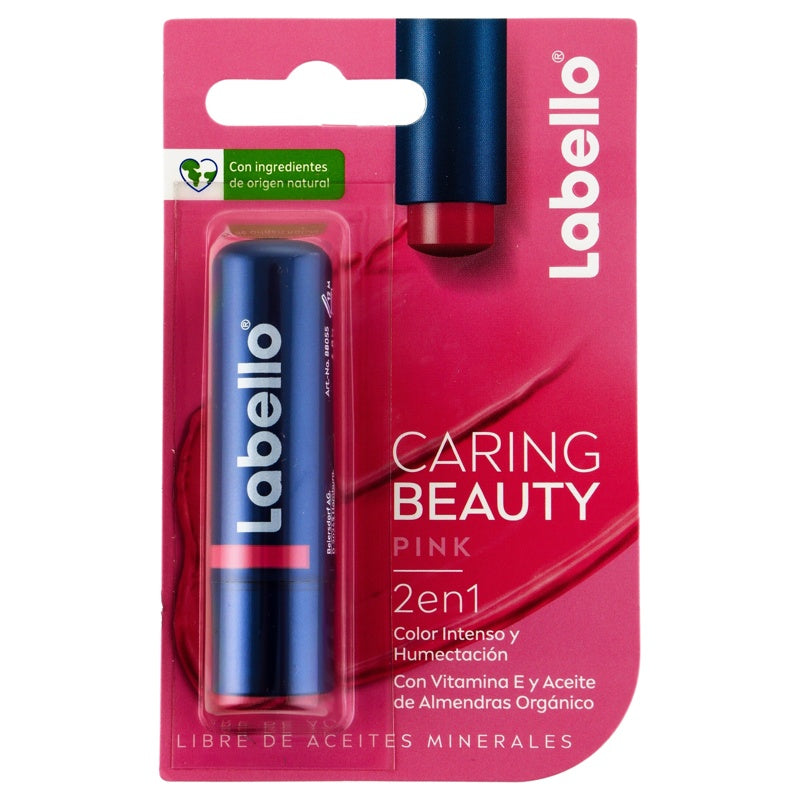 Pomada Labial Labello Caring-B Pink 4.8 G 4005900948663