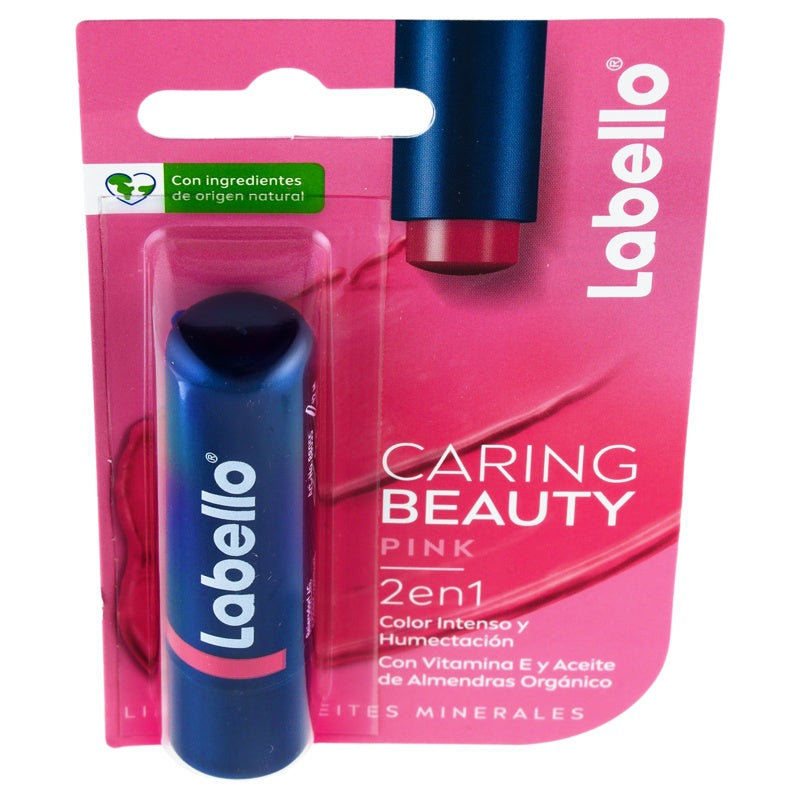 Pomada Labial Labello Caring-B Pink 4.8 G 4005900948663 perfil 3
