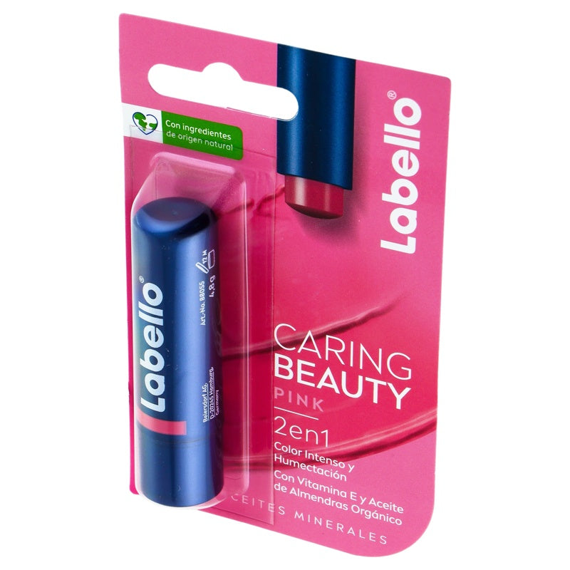 Pomada Labial Labello Caring-B Pink 4.8 G 4005900948663 perfil 4