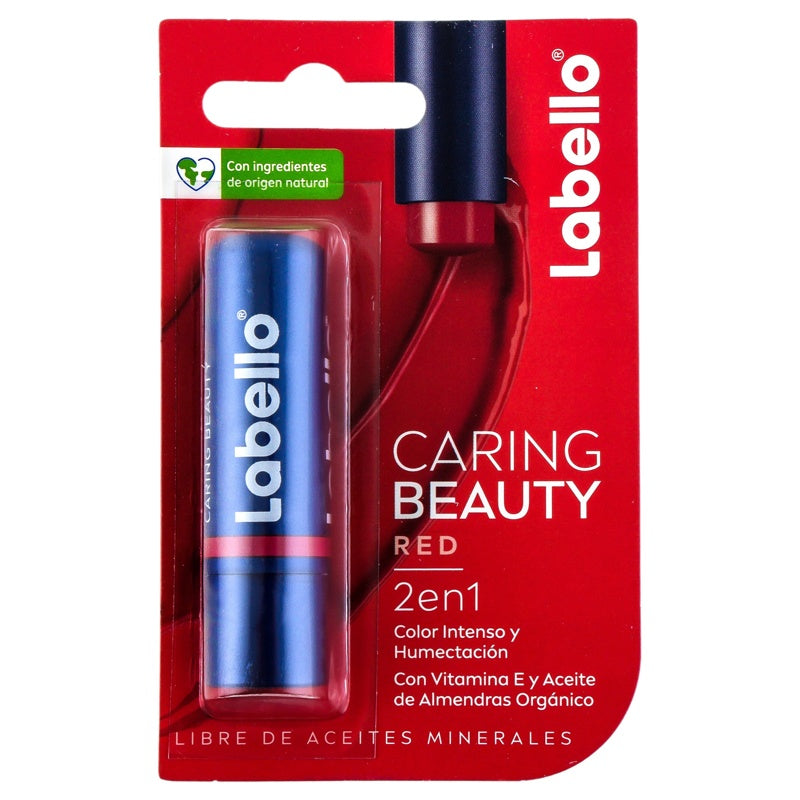 Pomada Labial Labello Caring-B Red 4.8 G 4005900948670