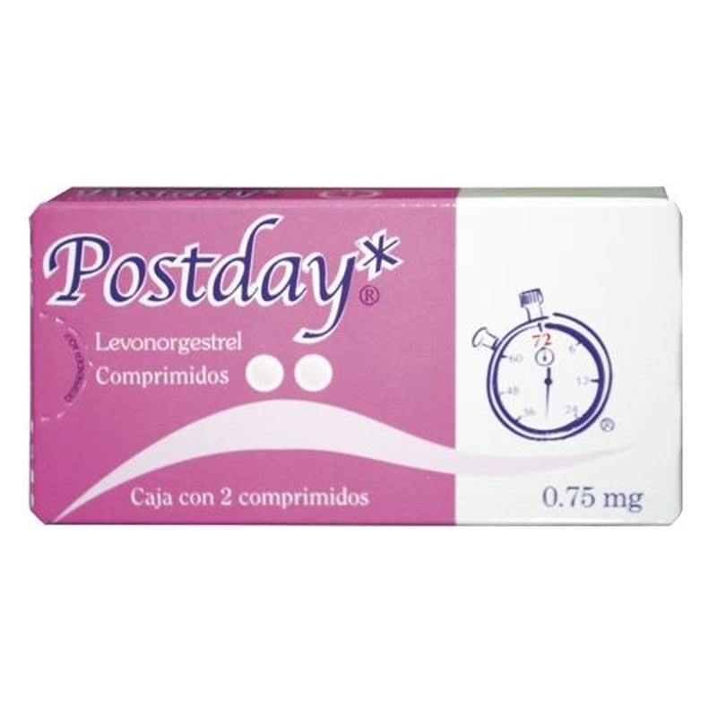 Postday 0.75 Mg Con 2 Comprimidos