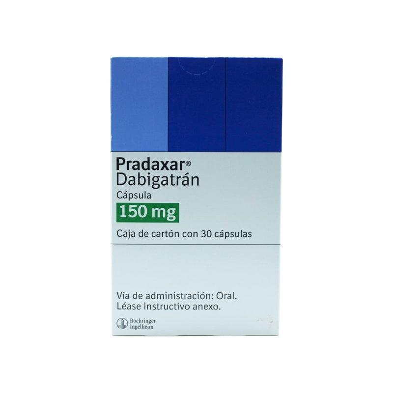 Pradaxar 150 Mg Con 30 Capsulas