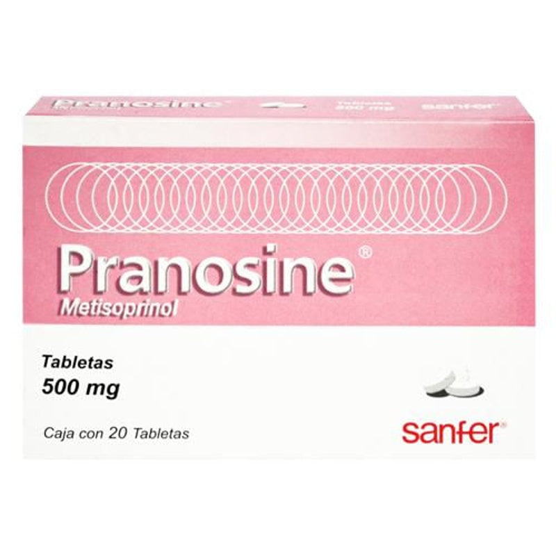 Pranosine 500 Mg Con 20 Tabletas