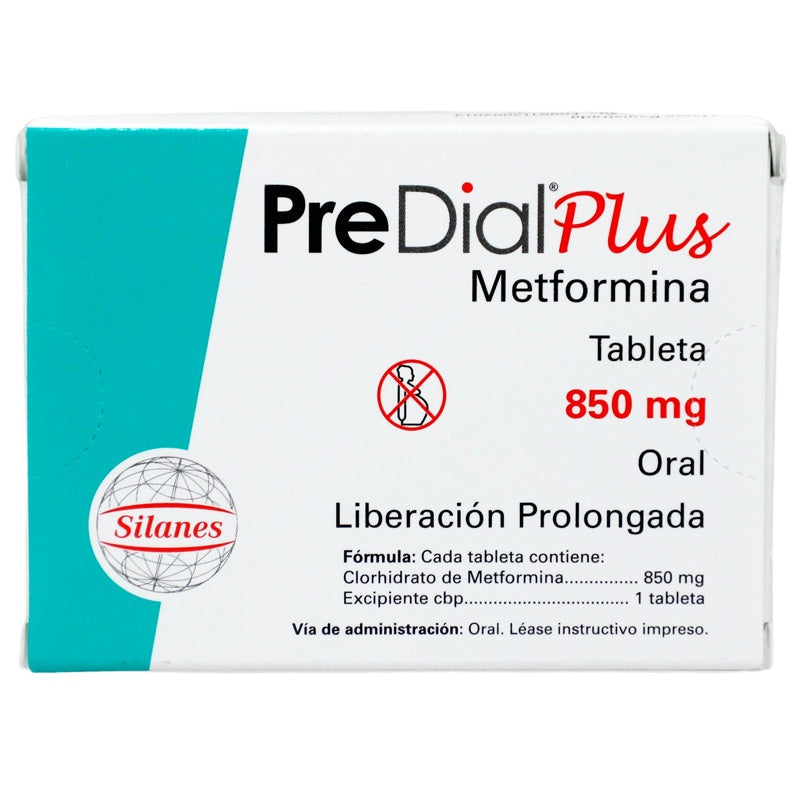 Predial Plus 850 Mg Con 60 Tabletas