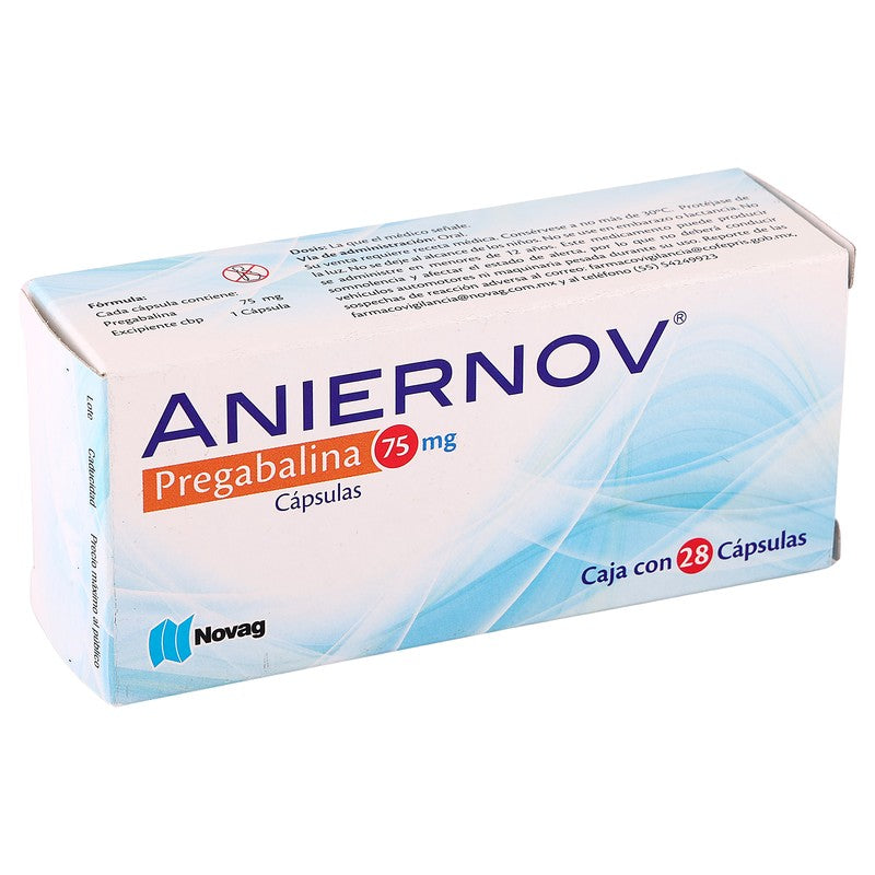 Pregabalina 75 Mg Con 28 Capsulas Aniernov 7501075721072 2