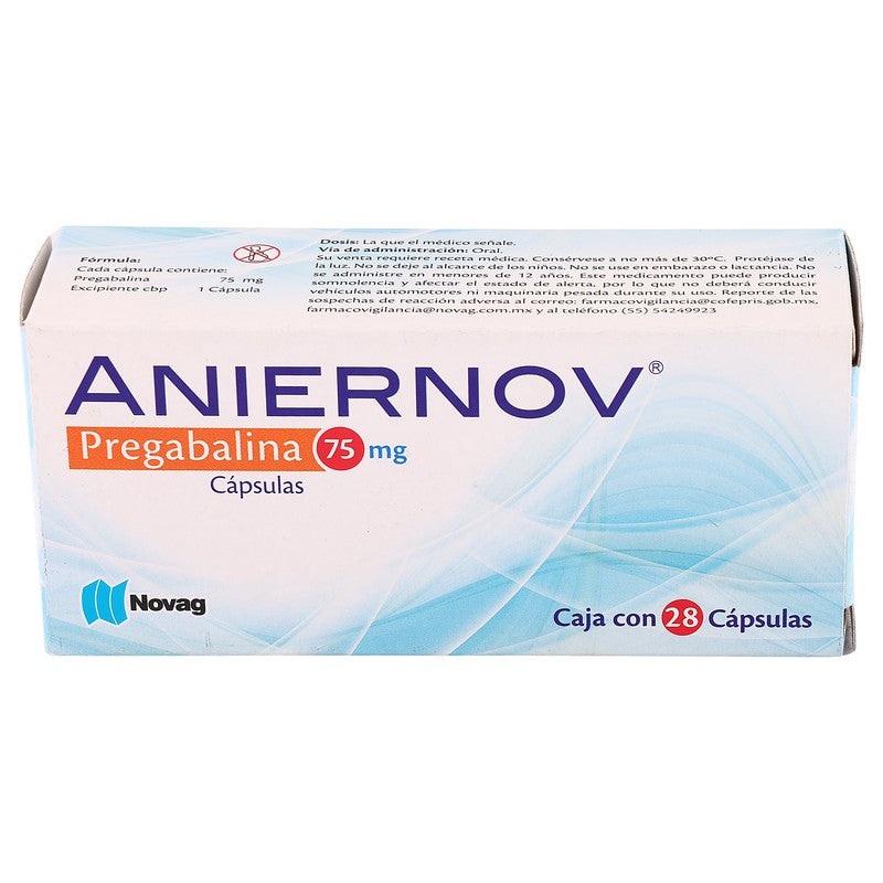 Pregabalina 75 Mg Con 28 Capsulas Aniernov 7501075721072 3
