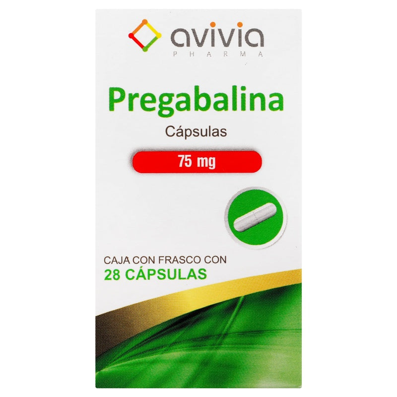 Pregabalina 75 Mg Con 28 Capsulas Gabadiol
