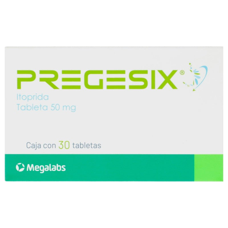 Pregesix 50 Mg Con 30 Tabletas 548 7501390914548