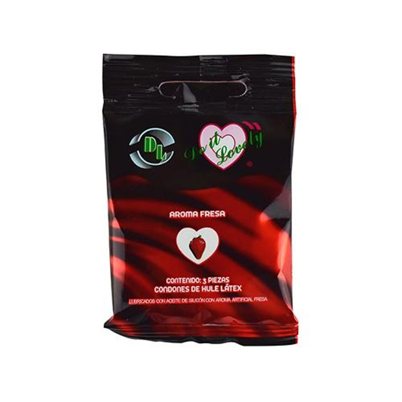 Preservativo D-L Fresa Bolsa 3