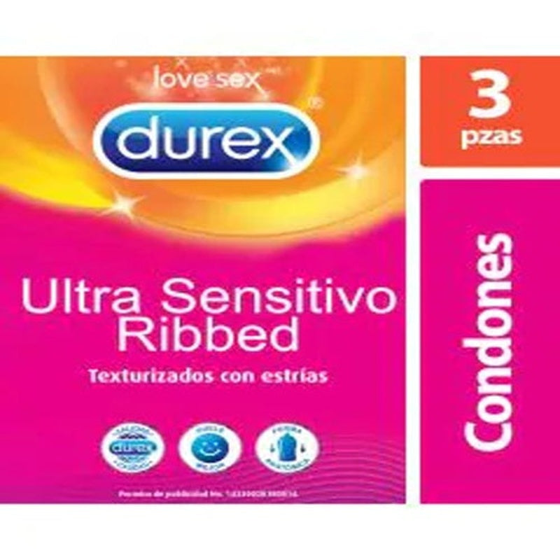 Preservativo Durex Ultrasensible 3 Piezas