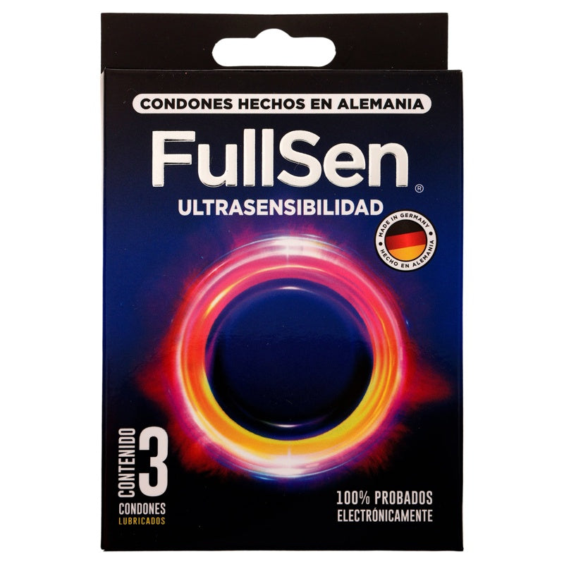 Preservativo Fullsen Ultrasensib Con 3S