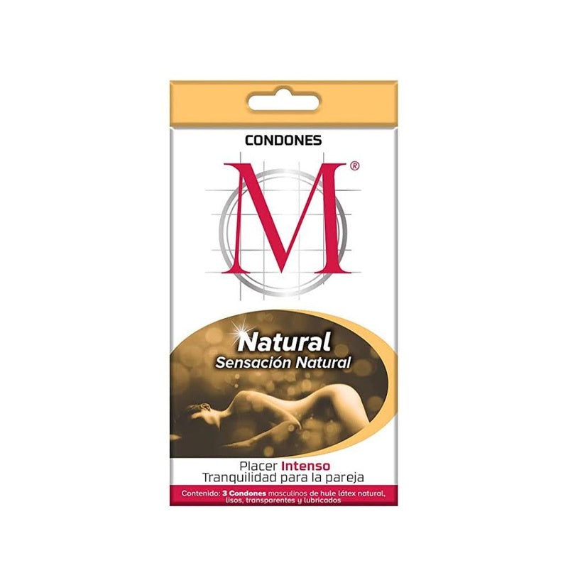 Preservativo M Natural 3 Piezas 650240009518