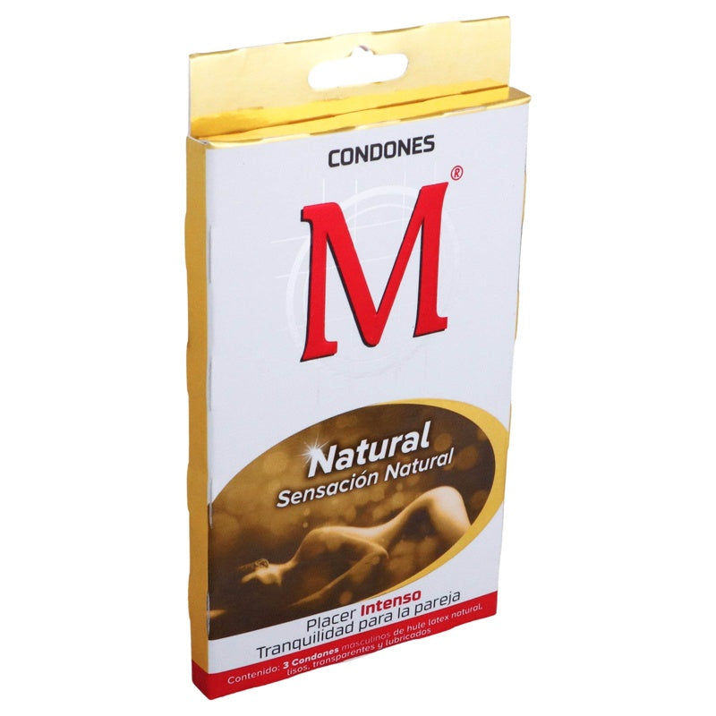 Preservativo M Natural 3 Piezas 650240009518 perfil 2
