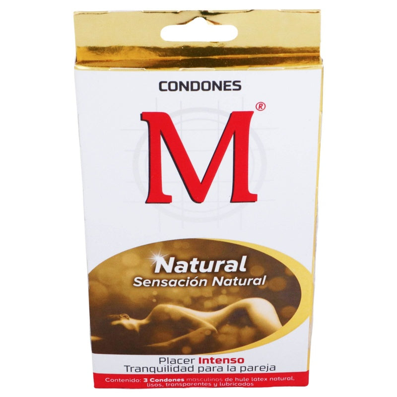 Preservativo M Natural 3 Piezas 650240009518 perfil 3