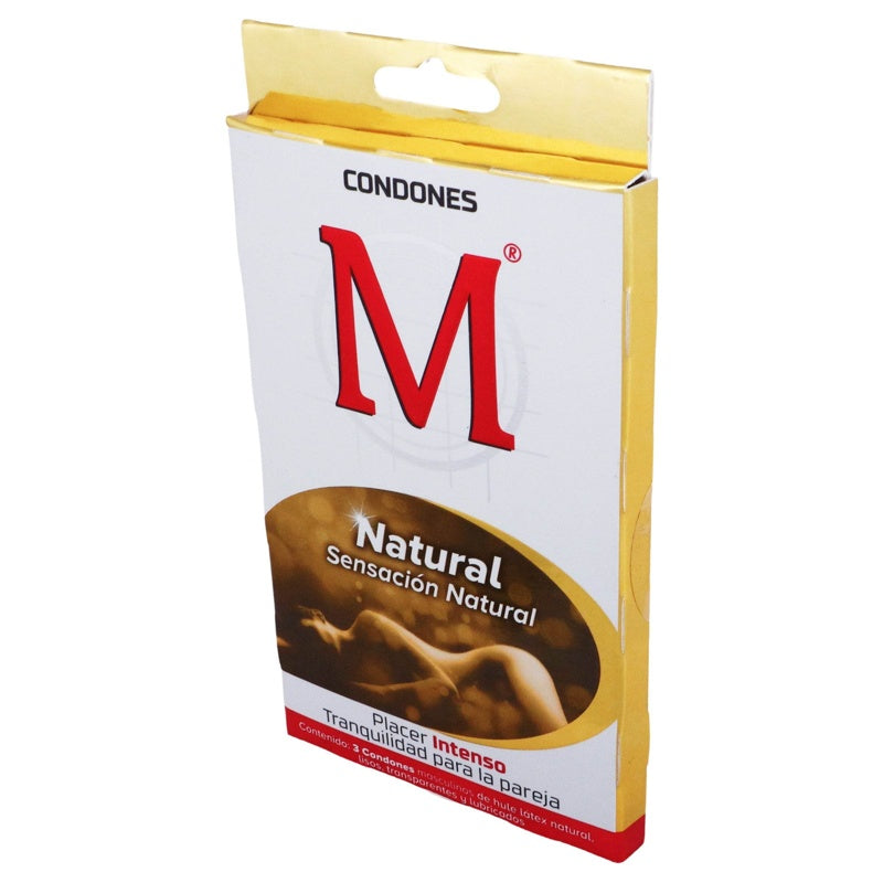 Preservativo M Natural 3 Piezas 650240009518 perfil 4