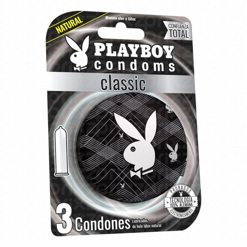 Preservativo Playboy Clasico 3 Piezas