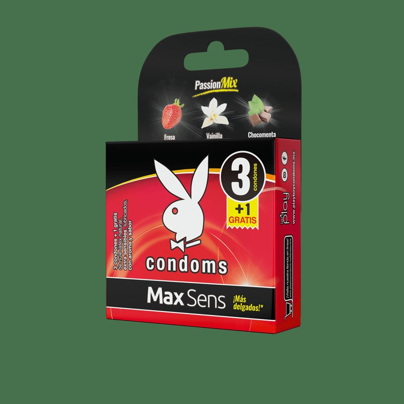 Preservativo Playboy Passion Mix 3+1 perfil 2