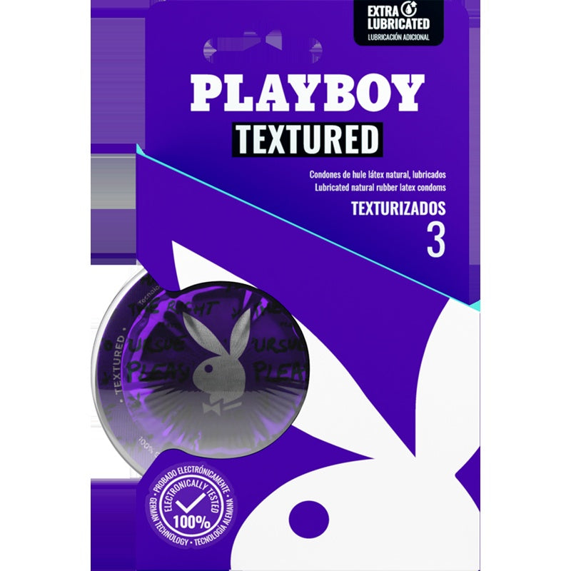 Preservativo Playboy Texturizado 3 Piezas 75034498