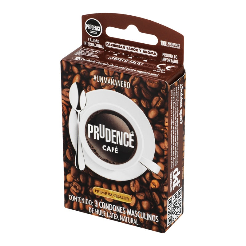 Preservativo Prudence Café 3 Piezas perfil 3