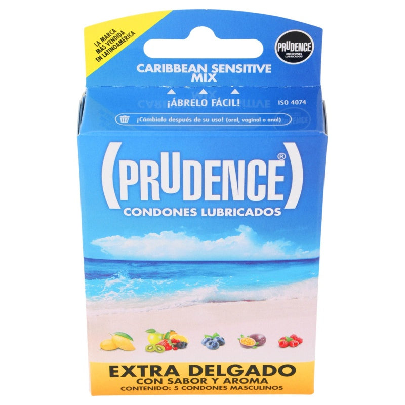 Preservativo Prudence Caribbean 5 Piezas 7502214983573 perfil 3