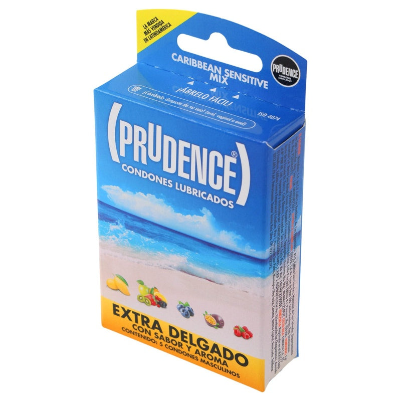 Preservativo Prudence Caribbean 5 Piezas 7502214983573 perfil 4