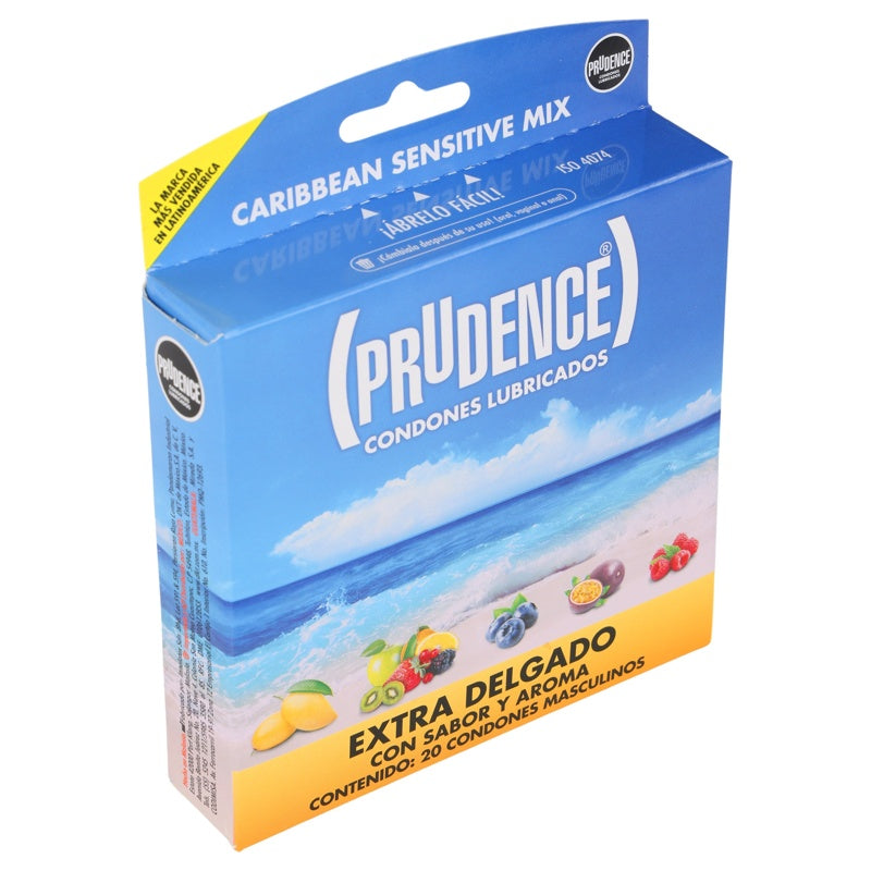 Preservativo Prudence Caribean 20 Pza perfil 2