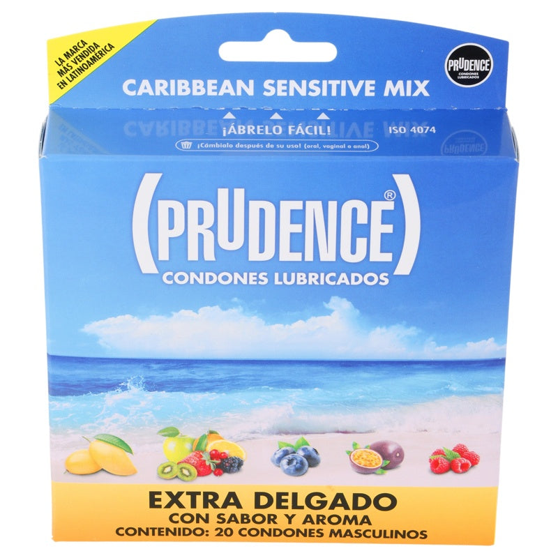 Preservativo Prudence Caribean 20 Pza perfil 3