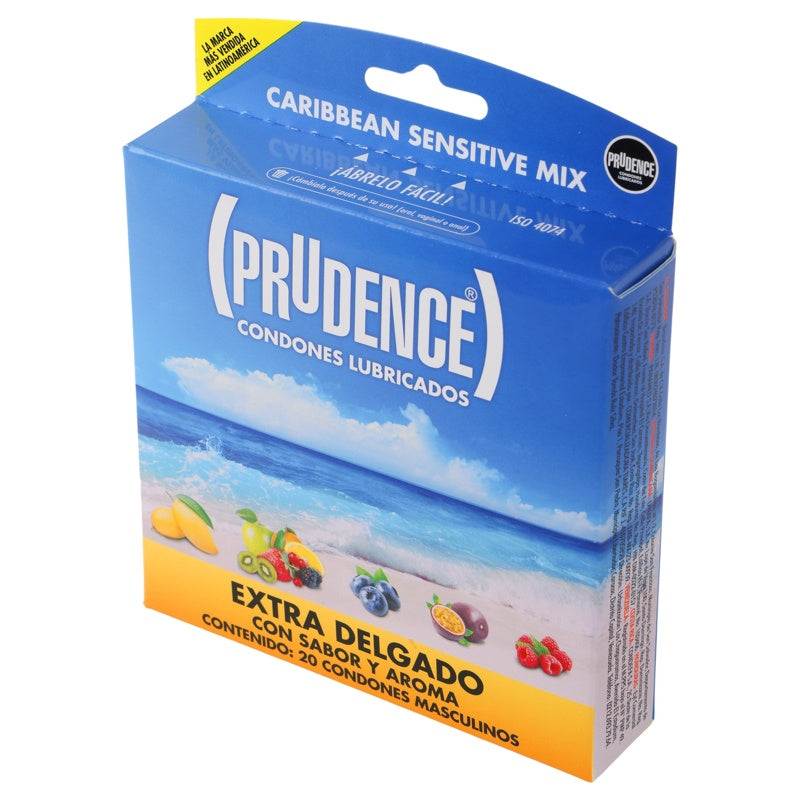 Preservativo Prudence Caribean 20 Pza perfil 4