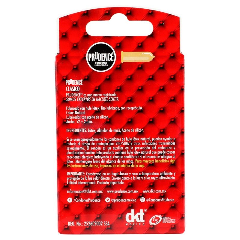 Preservativo Prudence Clasico 3 Piezas 7502214980015 perfil 6