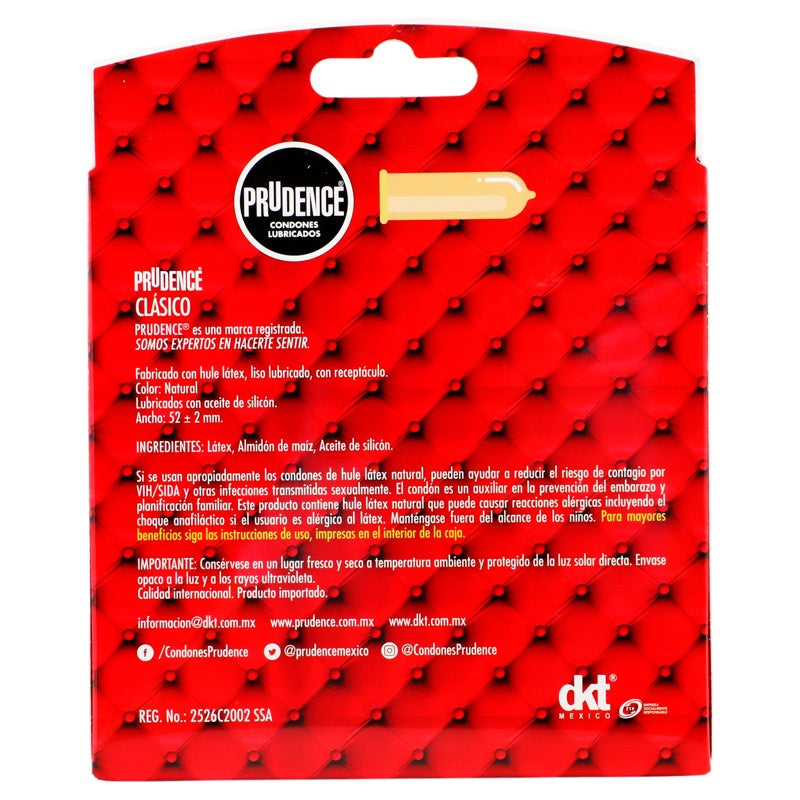 Preservativo Prudence Clasico Con 20 7502214982422 perfil 6