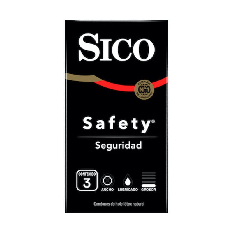 Preservativo Sico Safety 3 Piezas