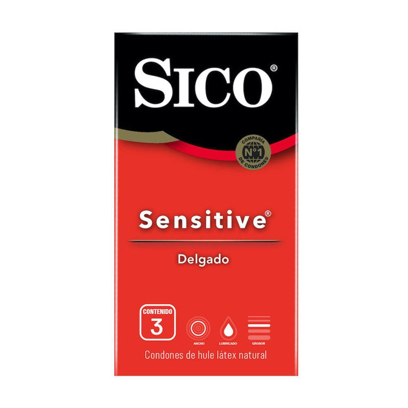Preservativo Sico Sensible 3 Piezas