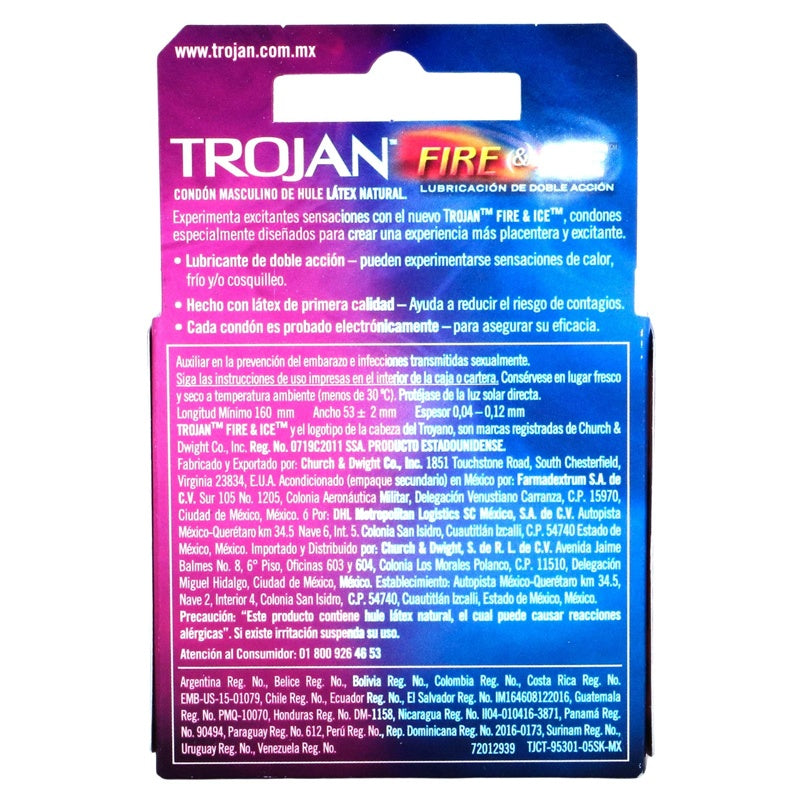 Preservativo Trojan Fire Ice 3 Piezas 7501080953017 perfil 7