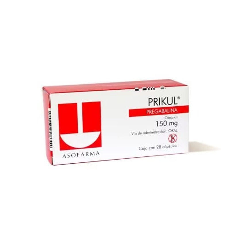 Prikul 150 Mg Con 28 Capsulas