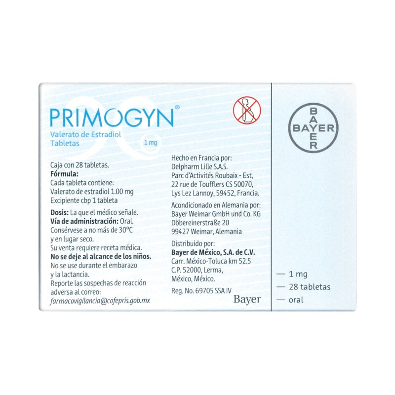 Primogyn 1 Mg Con 28 Grageas 7703331157001 perfil 3