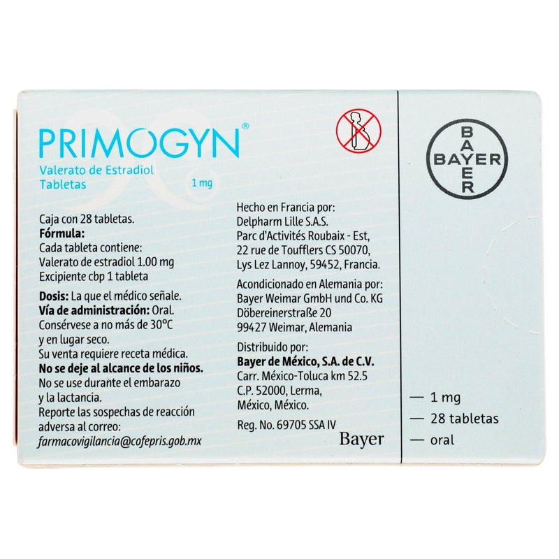 Primogyn 1 Mg Con 28 Grageas 7703331157001 perfil 6