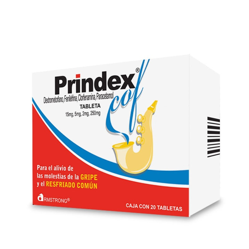 Prindex Cof 20 Tabletas