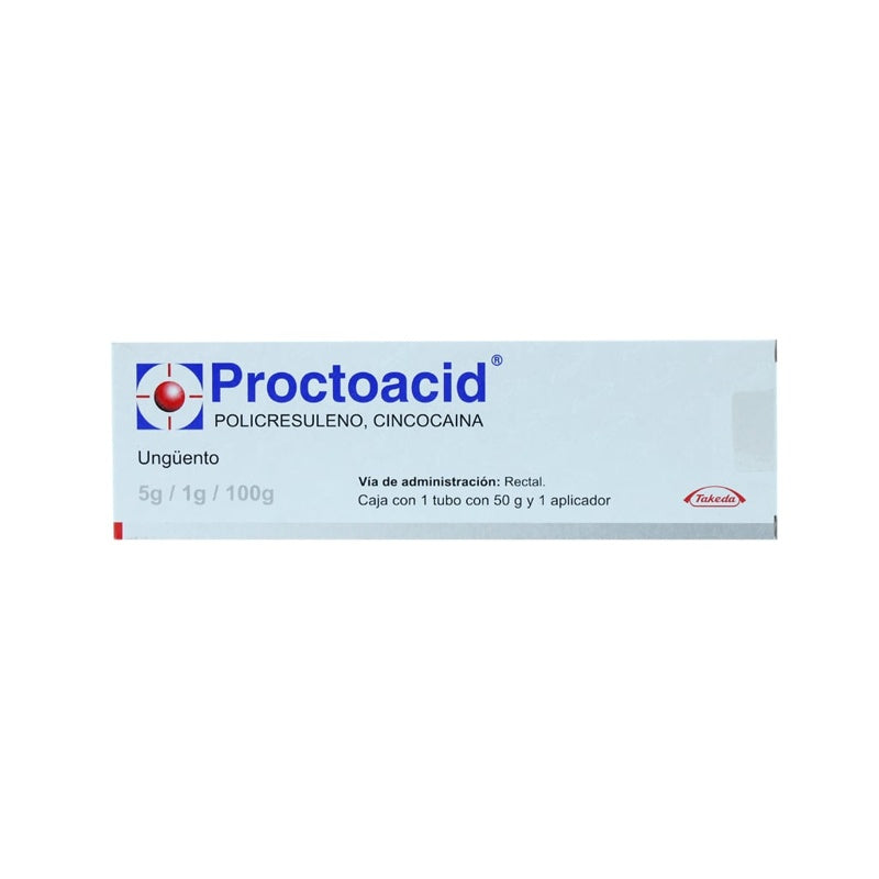 Proctoacid 5 / 1 Gr / 100 Gr 50 Gr Pomada Rec