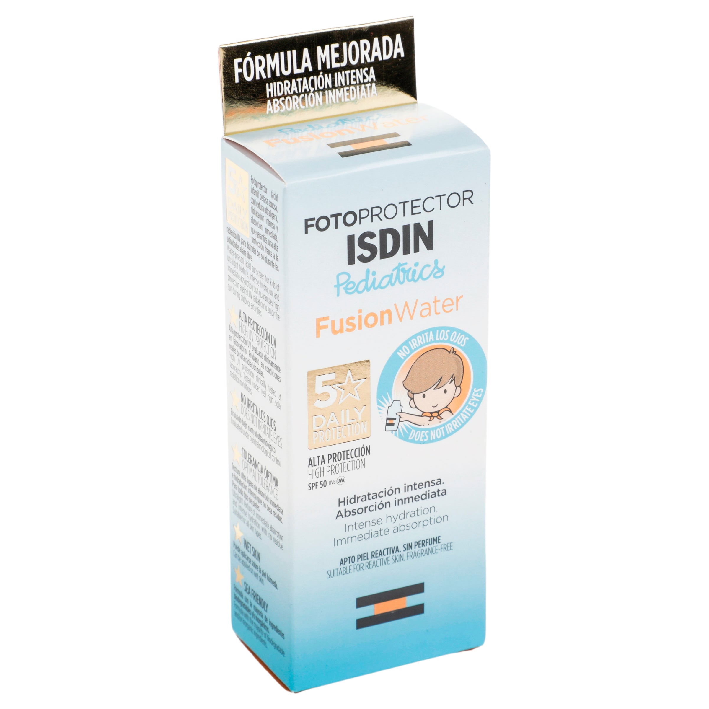 Isdin Fotoprotector Pediátrico Fusionwater 50 Ml Sfp50+ 8429420196377