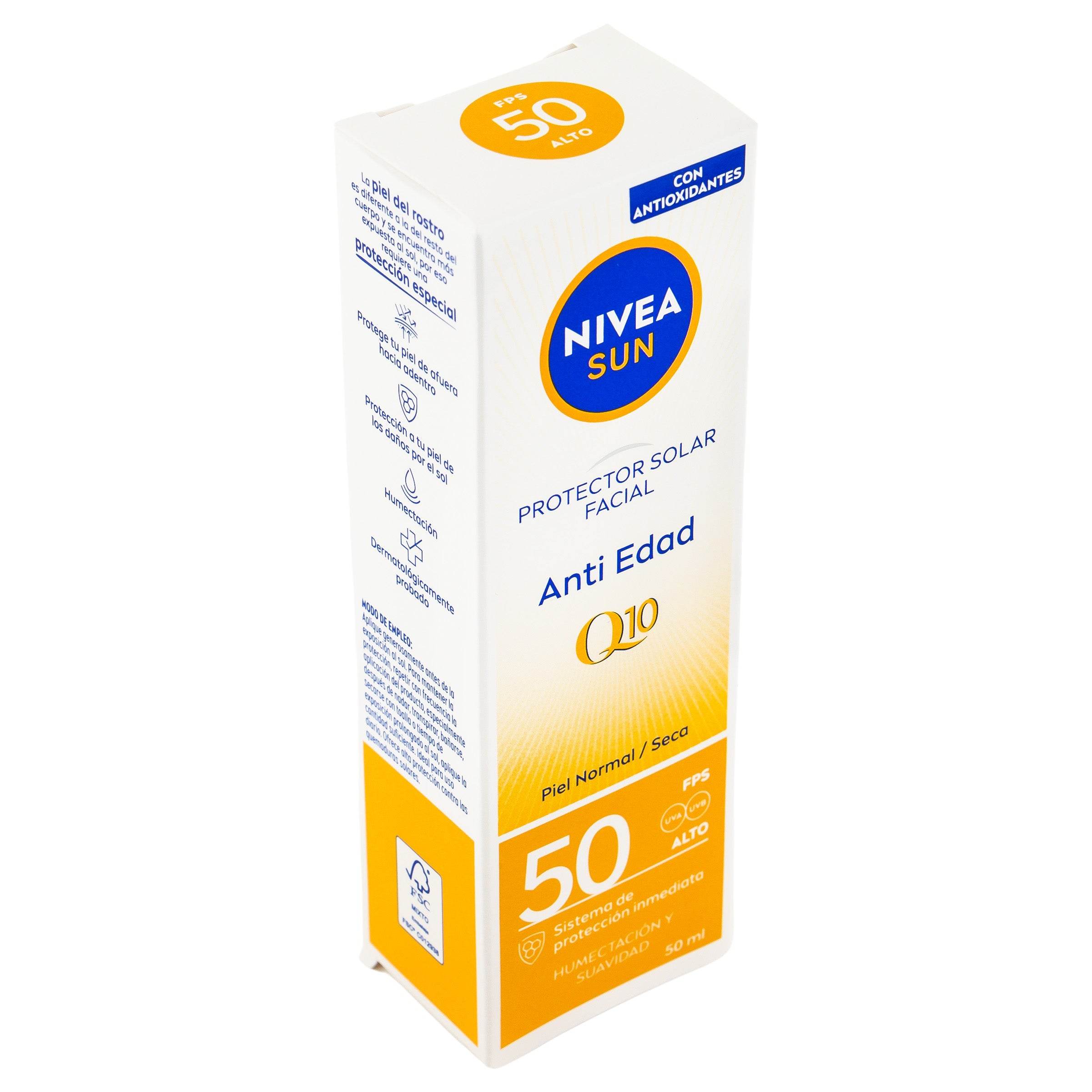 Protector Nivea Sun Facial Anti Edad Fps50 50Ml 4005900935847