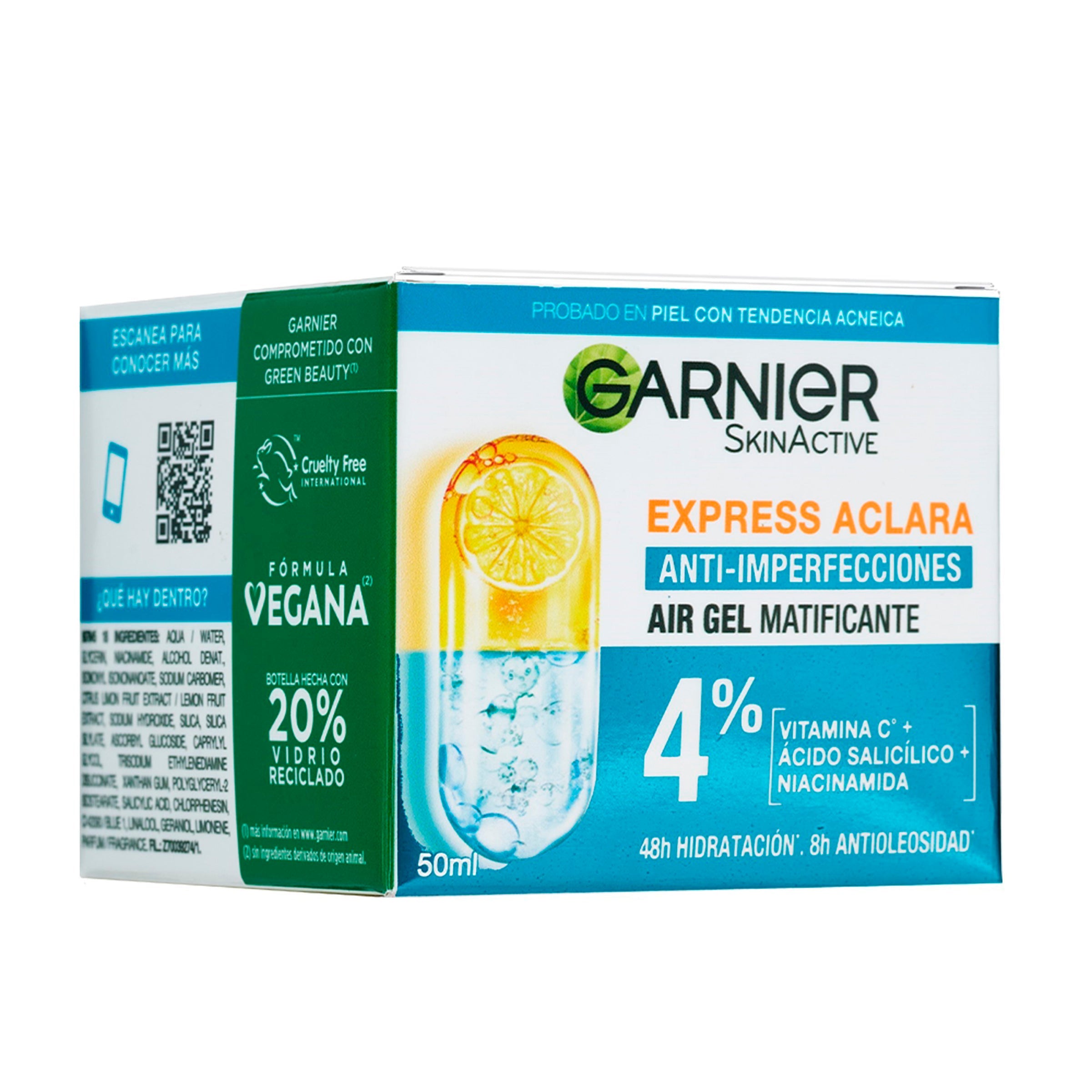 Gel Facial Garnier Express Aclara Anti-Impercciones 50 Ml 7509552928341